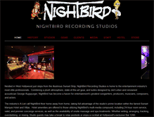Tablet Screenshot of nightbirdstudios.com